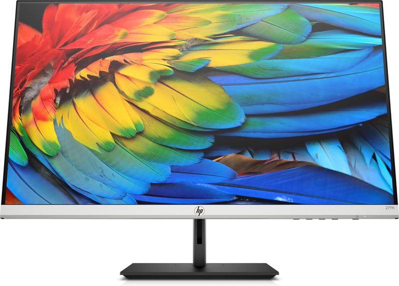 HP 27fh computer monitor 68.6 cm (27") 1920 x 1080 pixels Full HD LCD Black, Silver
