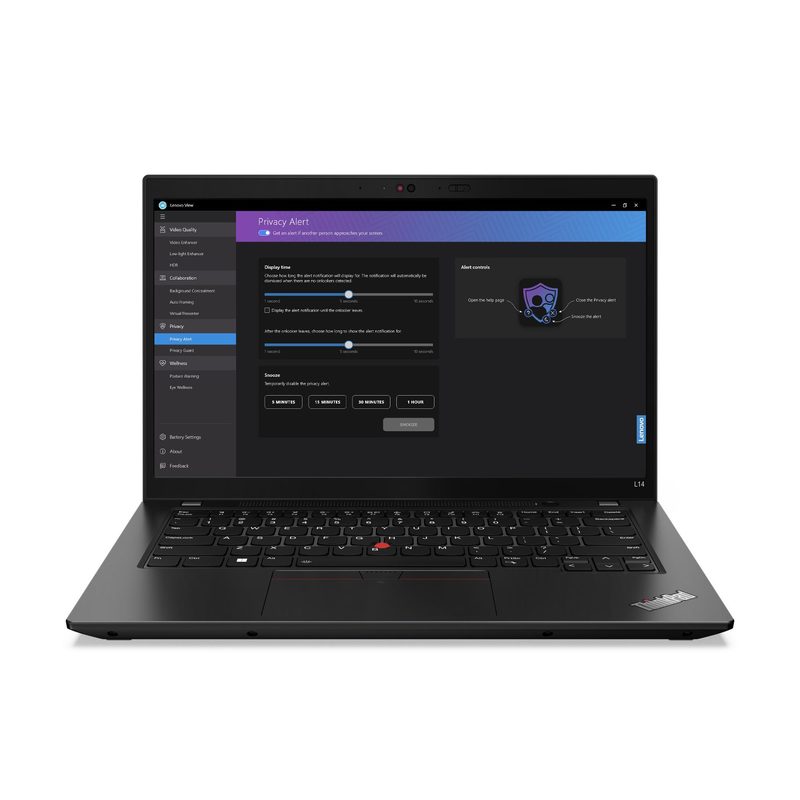 Lenovo ThinkPad L14 Gen 4 (Intel) Intel® Core™ i3 i3-1315U Laptop 35.6 cm (14") Full HD 16 GB DDR4-SDRAM 256 GB SSD Wi-Fi 6 (802.11ax) Windows 11 Pro Black UK English