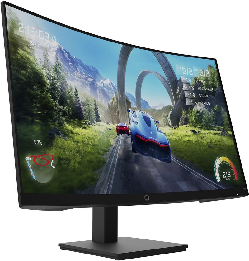 HP X32c computer monitor 80 cm (31.5") 1920 x 1080 pixels Full HD LCD Black