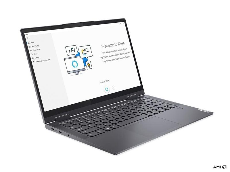 Lenovo Yoga 7 14ACN6 AMD Ryzen™ 7 5800U Hybrid (2-in-1) 35.6 cm (14") Touchscreen Full HD 16 GB LPDDR4x-SDRAM 512 GB SSD Wi-Fi 6 (802.11ax) Windows 11 Home Grey