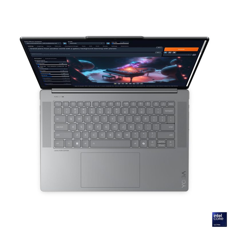 Lenovo YG Slim 7 ULT7 16GB 512GB W11H Copilot+ PC Intel Core Ultra 7 Laptop 38.9 cm (15.3") Touchscreen 2.8K LPDDR5x-SDRAM SSD Wi-Fi 7 (802.11be) Windows 11 Home Grey Turkish