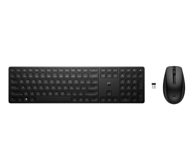 HP 655 WRLS KB/MSE COMBO keyboard Mouse included Home RF Wireless Black