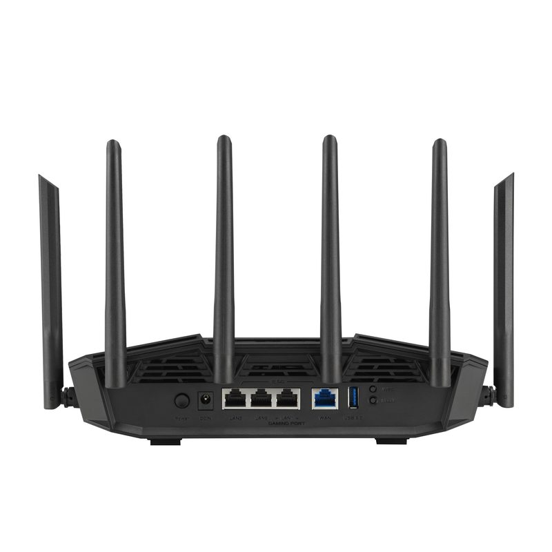 ASUS 90IG0A30-MO9C00 wireless router 2.5 Gigabit Ethernet Tri-band (2.4 GHz / 5 GHz / 6 GHz) Black