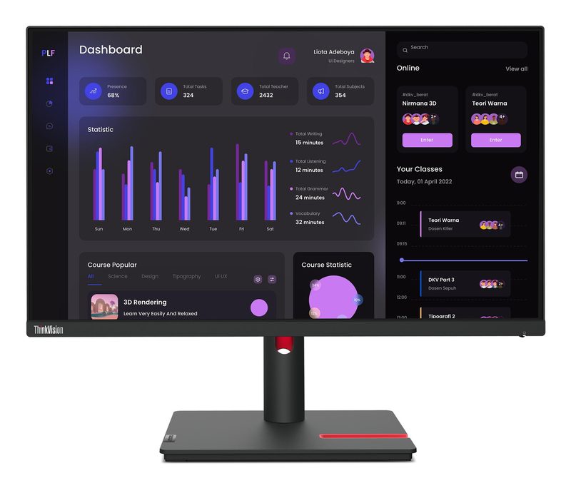 Lenovo ThinkVision T24i-30 Monitor