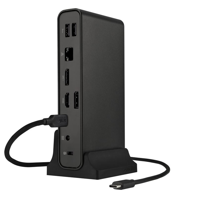 ASUS Triple Display USB-C Dock Duo DC301 Wired USB 3.2 Gen 2 (3.1 Gen 2) Type-C Black