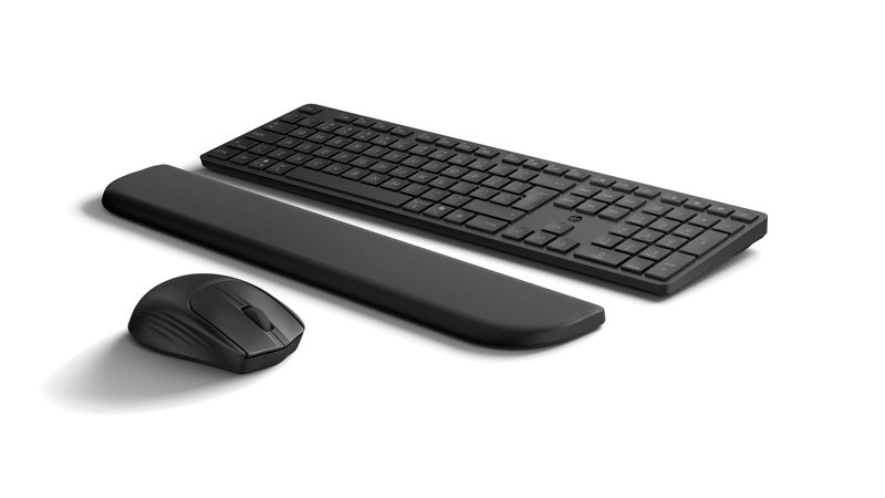 HP MultiDvcDuMdMSEKBCombowPR580C EMEA-INT keyboard Mouse included Home/Office USB + Bluetooth Black