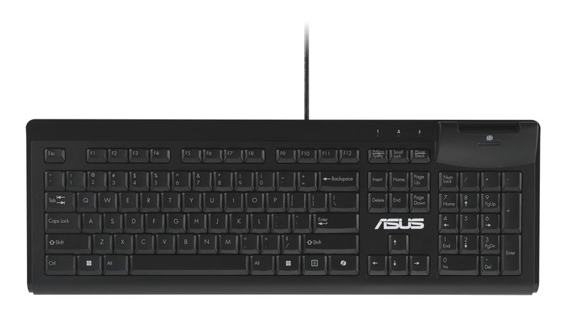 ASUS Smart Card KU100 keyboard Home/Office USB Black