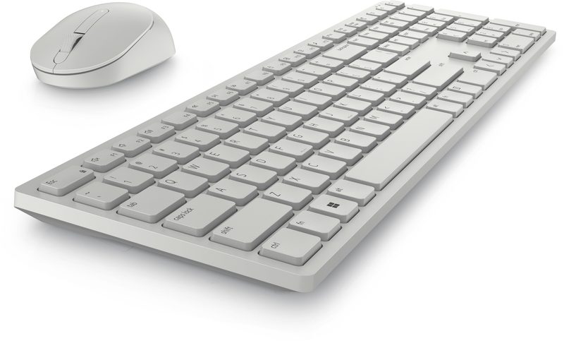 DELL KM5221W keyboard Mouse included Office RF Wireless Canadian White