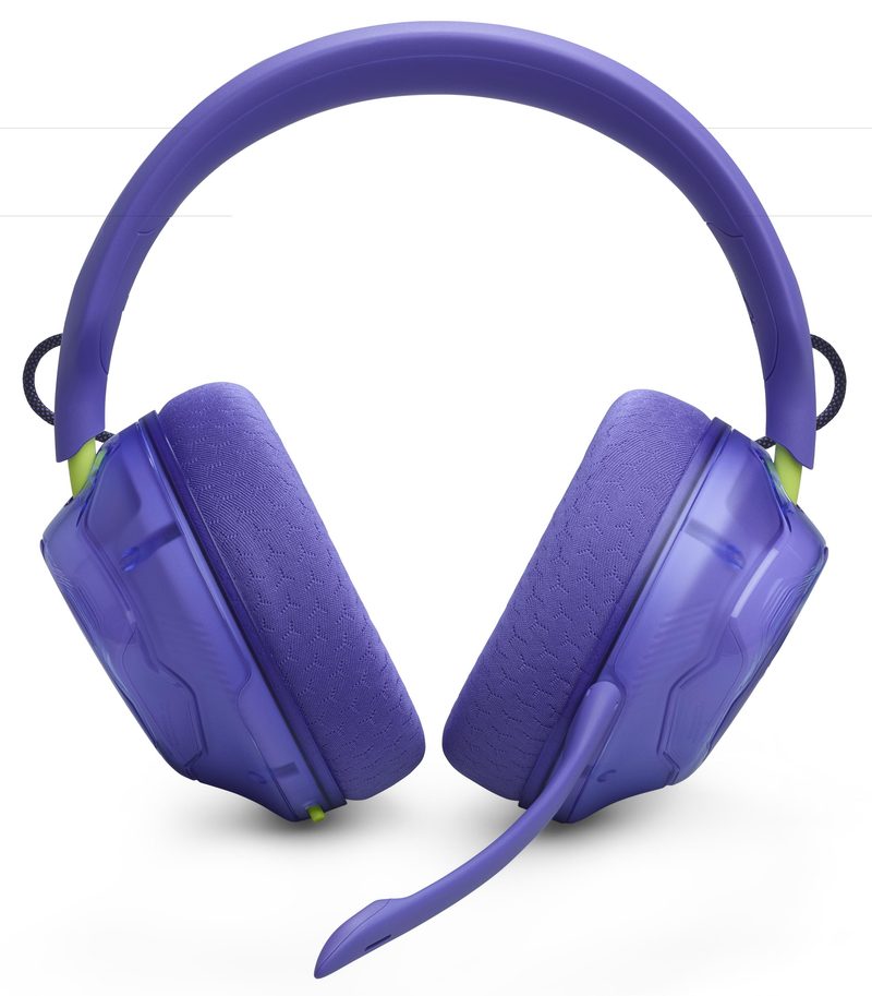 JBL Quantum 520 Headset Wireless Head-band Gaming USB Type-C Bluetooth Purple