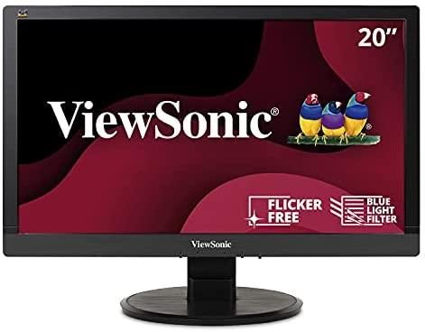 ViewSonic VA2055SA 20 Inch 1080p LED Monitor with VGA Input and Enhanced Viewing Comfort