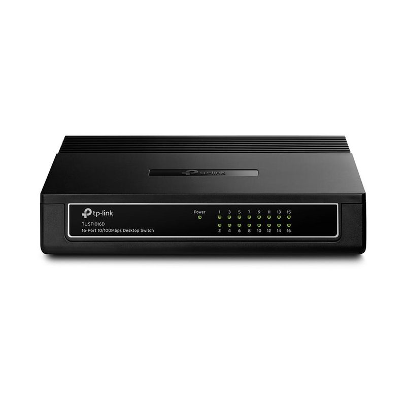 TP-Link TL-SF1016D Fast Ethernet (10/100) Black
