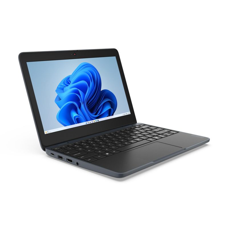 Lenovo 100w Gen 5 Intel® N N150 Laptop 29.5 cm (11.6") HD 8 GB LPDDR5-SDRAM 128 GB SSD Wi-Fi 6E (802.11ax) Windows 11 Pro Grey US English