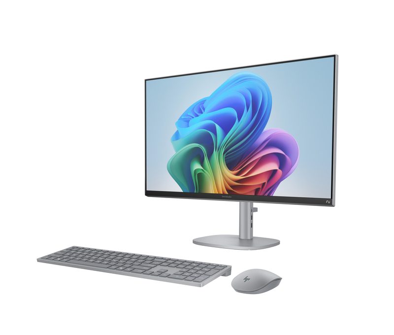 HP OmniStudio X Next Gen AI 27-cs1019nb PC Copilot+ PC Intel Core Ultra 7 256V 68.6 cm (27") 1920 x 1080 pixels All-in-One PC 16 GB LPDDR5x-SDRAM 1 TB SSD Windows 11 Home Wi-Fi 6E (802.11ax) Silver