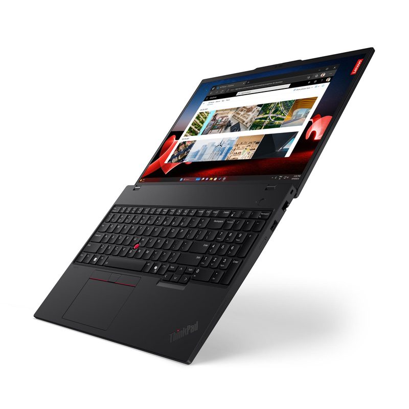Lenovo ThinkPad T16 Gen 3 Intel Core Ultra 5 135U Laptop 40.6 cm (16") Touchscreen WUXGA 32 GB DDR5-SDRAM 1 TB SSD Wi-Fi 6E (802.11ax) Windows 11 Pro Black Slovenian