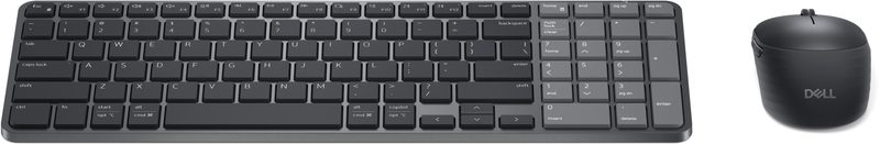 DELL Pro 7 KM746 keyboard Mouse included Universal RF Wireless + Bluetooth Latin American Spanish Graphite