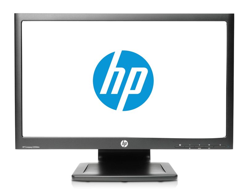 HP Compaq L2206tm computer monitor 54.6 cm (21.5") 1920 x 1080 pixels Full HD Black