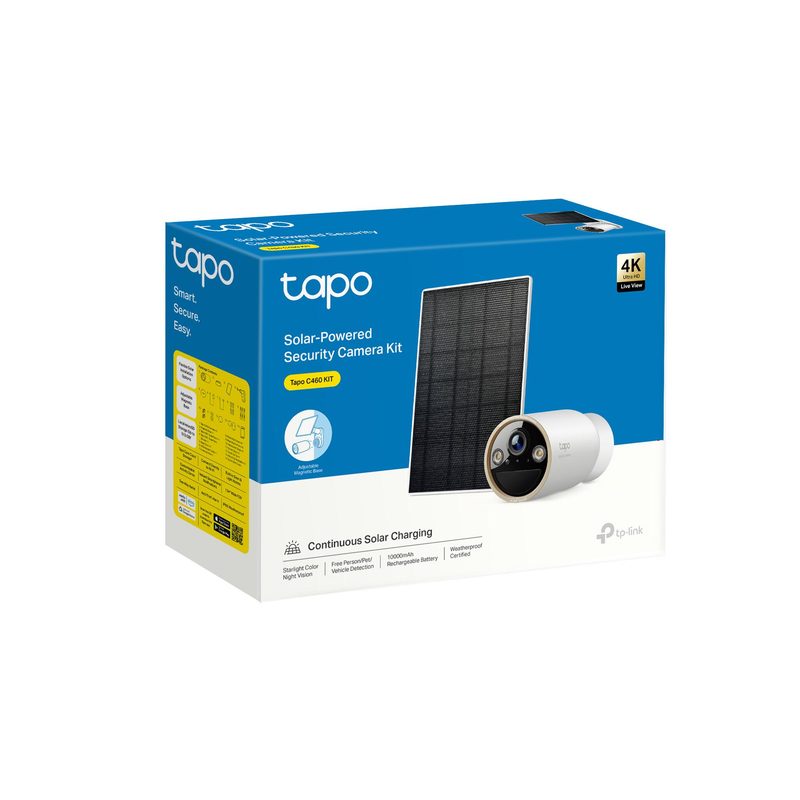 TP-Link Tapo C460 KIT Solar-Powered Battery Security Camera Kit, Wirefree & Self Charging
