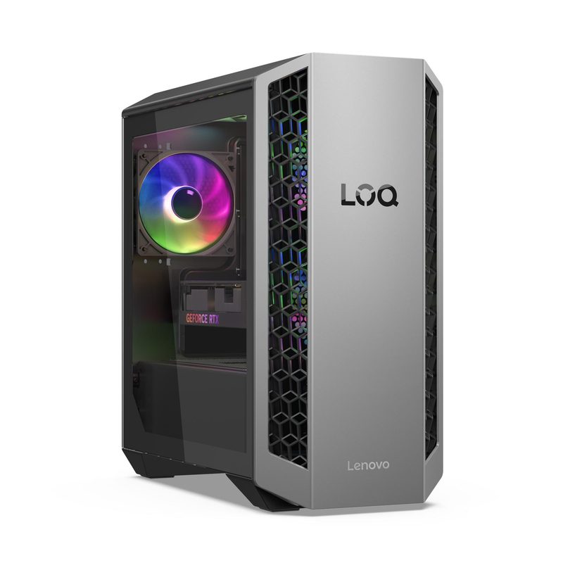Lenovo LOQ Tower 26ADR10 AMD Ryzen™ 7 8745HX 16 GB DDR5-SDRAM 1 TB SSD NVIDIA GeForce RTX 5060 Windows 11 Home PC Black