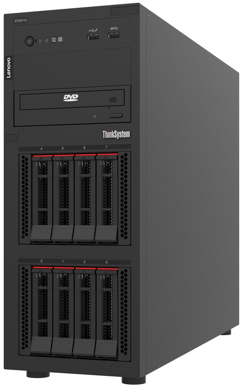 Lenovo ThinkSystem ST250 V3 server Tower Intel® Xeon® 6315P 2.8 GHz 16 GB DDR5-SDRAM 800 W