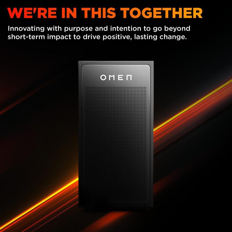 HP OMEN 35L Gaming Desktop GT17-0401na AMD Ryzen™ 9 9900X3D 64 GB DDR5-SDRAM 2 TB SSD NVIDIA GeForce RTX 5080 Windows 11 Home Tower PC Liquid cooling system Black