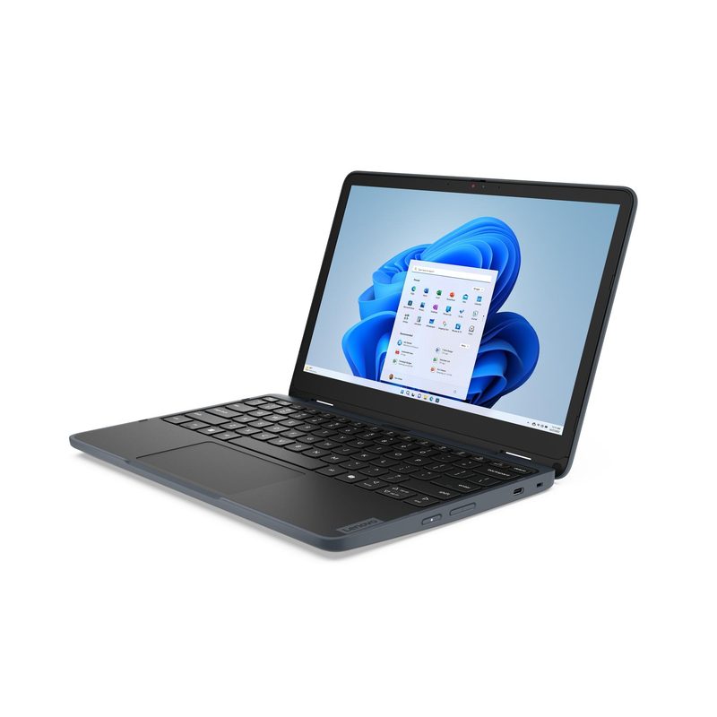 Lenovo 300w 2-in-1 Gen 5 Intel® N N150 Hybrid (2-in-1) 29.5 cm (11.6") Touchscreen HD 4 GB LPDDR5-SDRAM 128 GB UFS Wi-Fi 6E (802.11ax) Windows 11 Pro Grey French