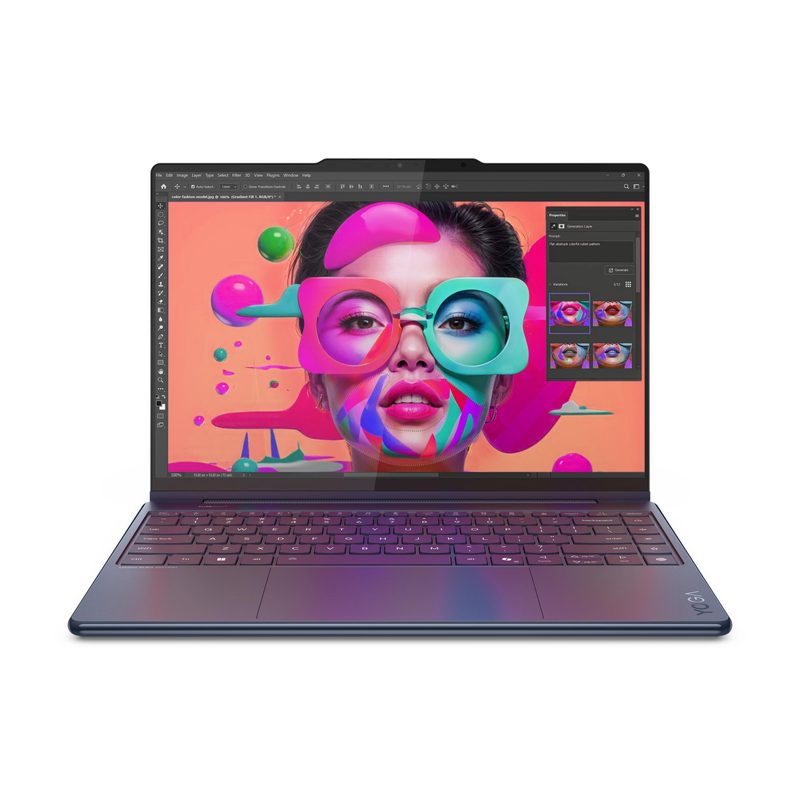 Lenovo Yoga 9 2-in-1 14ILL10 Copilot+ PC Intel Core Ultra 7 258V Hybrid (2-in-1) 35.6 cm (14") Touchscreen 4K Ultra HD 32 GB LPDDR5x-SDRAM 1 TB SSD Wi-Fi 7 (802.11be) Windows 11 Pro Blue English