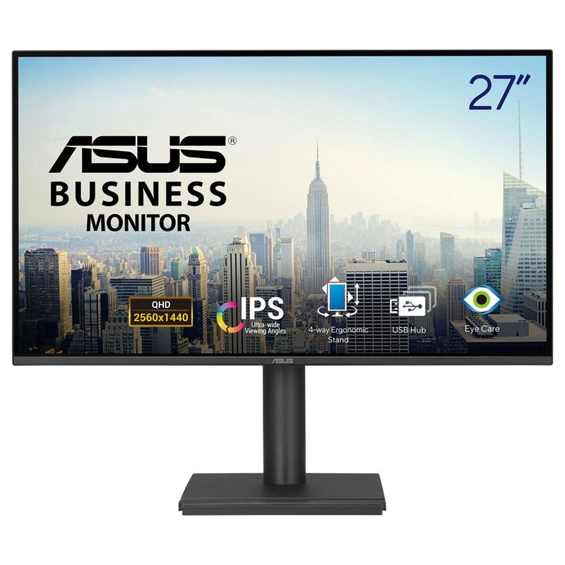 ASUS BE27AQ computer monitor 68.6 cm (27") 2560 x 1440 pixels Quad HD LCD Black
