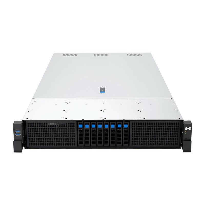 ASUS RS720A-E13-RS8G Socket SP5 Rack (2U) Black, Silver