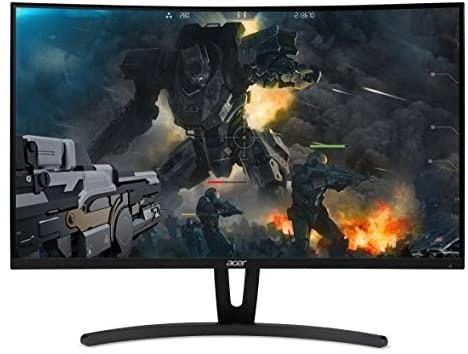 Acer Gaming Monitor 27” Curved ED273 Abidpx 1920 x 1080 144Hz Refresh Rate G-SYNC Compatible (Display Port, HDMI & DVI Ports) Black