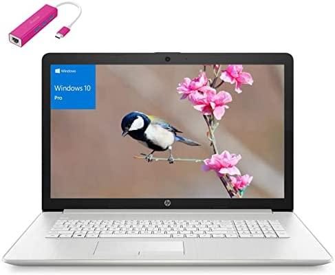 HP 17 Windows 10 Pro Business Laptop, 17.3″ FHD Anti-Glare 300 nits, Intel Core i3-1115G4 up to 4.1GHz (Beat i5-8365U), 16GB DDR4 RAM, 512GB PCIe SSD, 802.11AC WiFi, Bluetooth 4.2, Type-C HUB