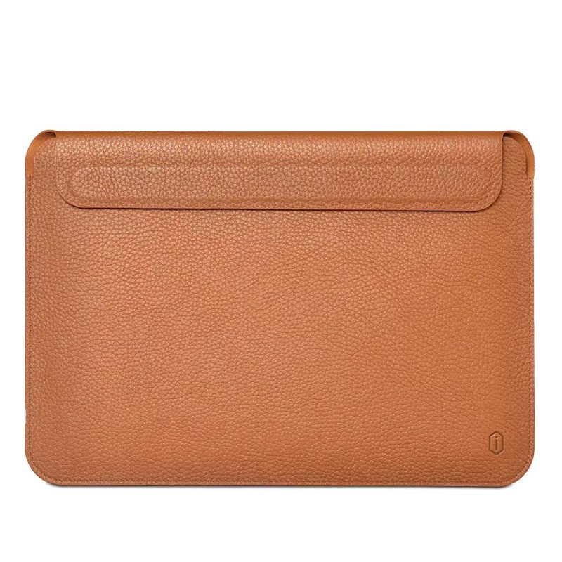 WIWU Genuine Leather Laptop Sleeve Skin Pro Laptop Case with Magnetic Closure for Macbook 12/13.3/14.2/16/16.2inch Ultra Slim Protective Bag
