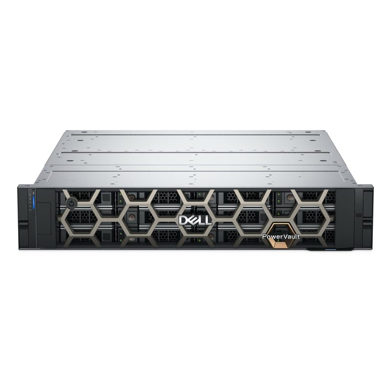 DELL PowerVault MD2412 Storage server Rack (2U) Intel® Xeon® 8 TB HDD Black