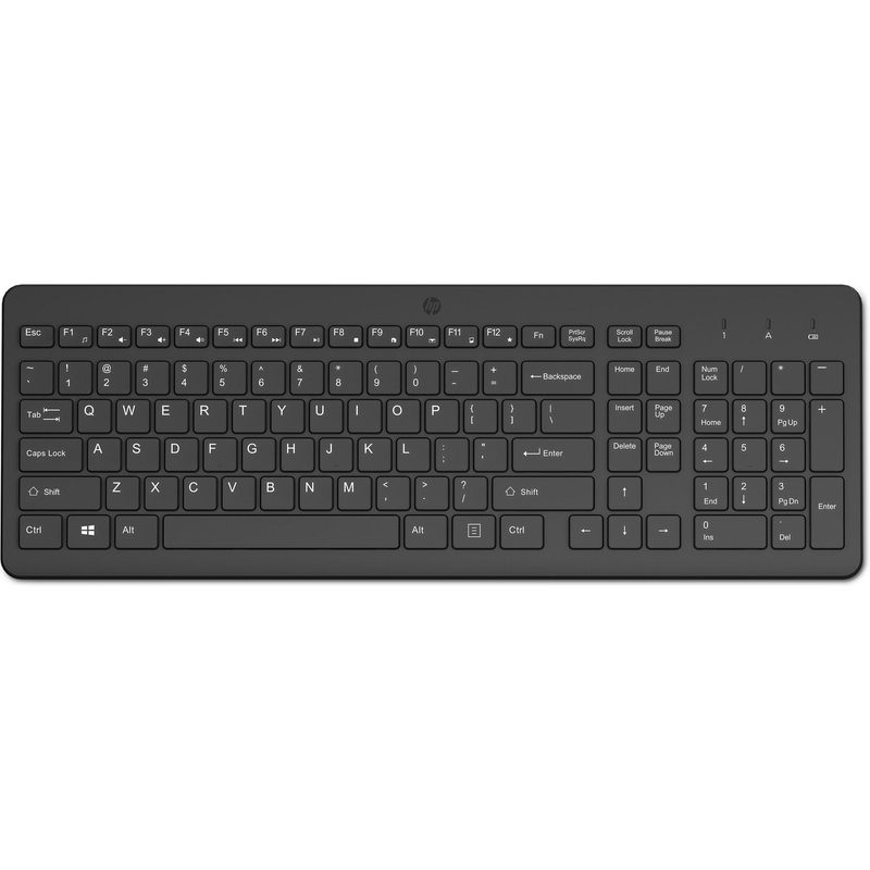HP 225 WL KBD keyboard Universal RF Wireless Black