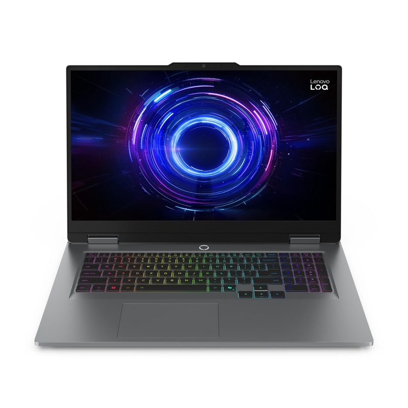 Lenovo LOQ 17IRX10 Intel® Core™ i7 i7-14700HX Laptop 43.9 cm (17.3") Full HD 24 GB DDR5-SDRAM 1 TB SSD NVIDIA GeForce RTX 5070 Wi-Fi 6 (802.11ax) Windows 11 Home Grey English
