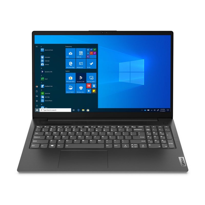 Lenovo V15 G2 IJL Intel® Celeron® N N4500 Laptop 39.6 cm (15.6") Full HD 8 GB DDR4-SDRAM 256 GB SSD Wi-Fi 6 (802.11ax) Windows 11 Home Black German