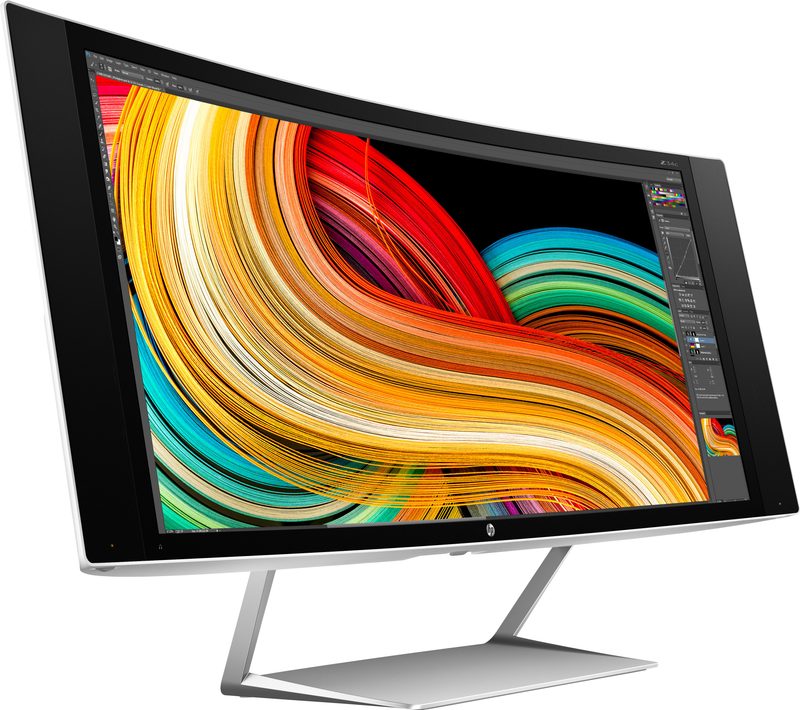 HP Z34c computer monitor 86.4 cm (34") 3440 x 1440 pixels UltraWide Quad HD LED Black, Silver