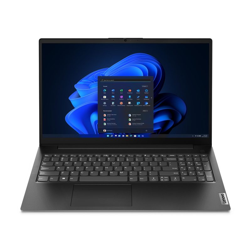 Lenovo V15 G4 AMN AMD Ryzen™ 5 7520U Laptop 39.6 cm (15.6") Full HD 8 GB LPDDR5-SDRAM 256 GB SSD Wi-Fi 6 (802.11ax) Windows 11 Pro Black