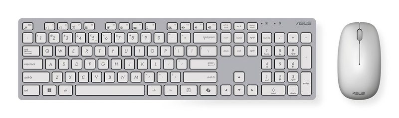 ASUS W5000 keyboard Mouse included Office RF Wireless White
