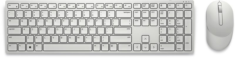 DELL KM5221W keyboard Mouse included Office RF Wireless Canadian White