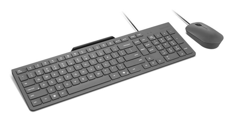 Lenovo GX31R09794 keyboard Mouse included Home/Office USB Spanish Grey