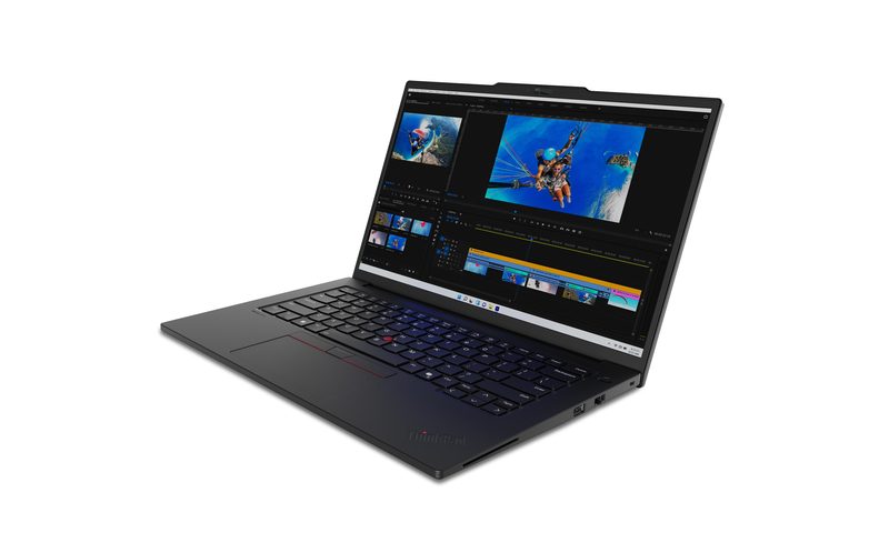 Lenovo ThinkPad P14s Gen 5 (Intel) Intel Core Ultra 7 155H Laptop 36.8 cm (14.5") WQXGA 32 GB DDR5-SDRAM 1 TB SSD NVIDIA RTX 500 Ada Wi-Fi 6E (802.11ax) Windows 11 Pro Black German