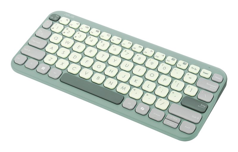 ASUS Marshmallow KW100 keyboard Home Bluetooth QWERTZ German Green