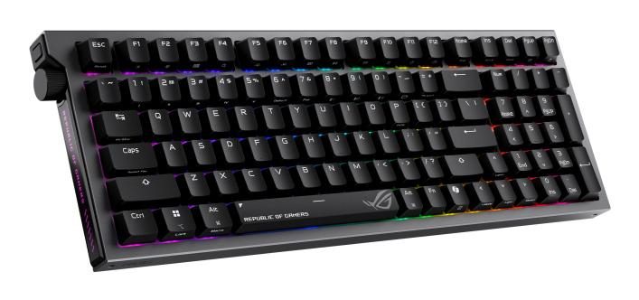 ASUS ROG Strix Morph 96 keyboard Gaming USB + RF Wireless + Bluetooth QWERTZ German Black