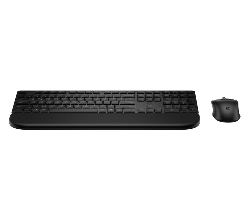 HP MultiDvcDuMdMSEKBCombowPR580C EMEA-INT keyboard Mouse included Home/Office USB + Bluetooth Black