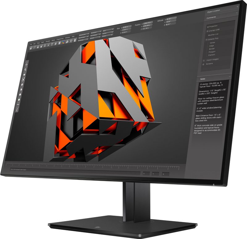 HP Z32 computer monitor 80 cm (31.5") 3840 x 2160 pixels 4K Ultra HD LED Black