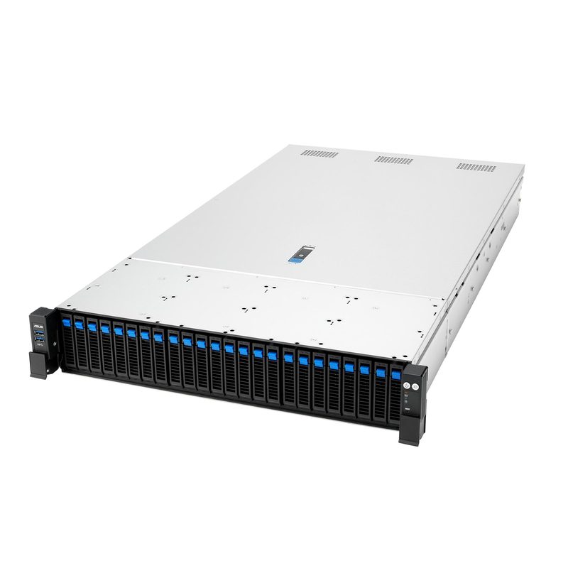 ASUS RS720A-E13-RS24G Socket SP5 Rack (2U) Black, Silver