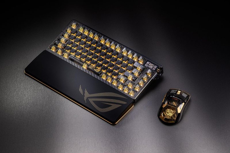 ASUS ROG Azoth Extreme Edition 20 keyboard Gaming USB + RF Wireless + Bluetooth QWERTY English Black