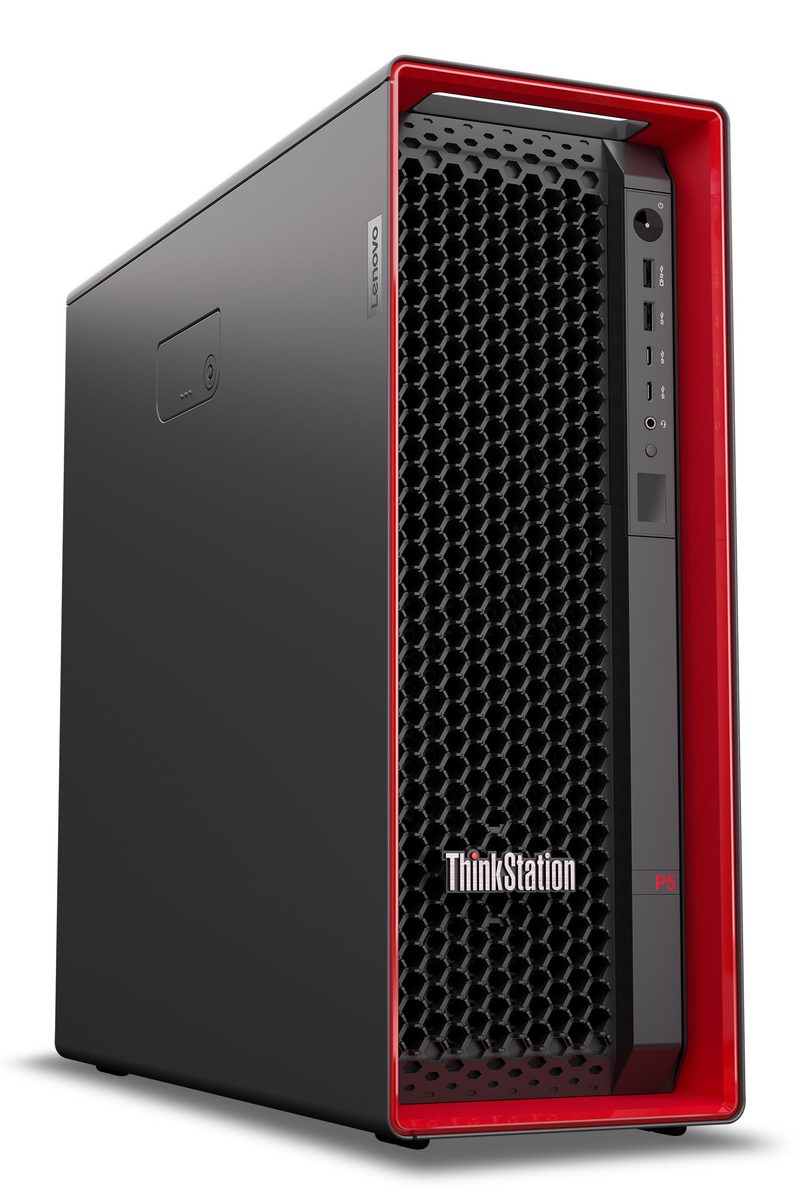 Lenovo ThinkStation P5 Intel Xeon W w5-2545 64 GB DDR5-SDRAM 1 TB SSD Windows 11 Pro for Workstations Tower Workstation Black, Red