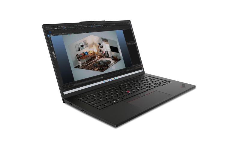 Lenovo ThinkPad P14s Gen 5 (Intel) Intel Core Ultra 7 155H Laptop 36.8 cm (14.5") WQXGA 32 GB DDR5-SDRAM 1 TB SSD NVIDIA RTX 500 Ada Wi-Fi 6E (802.11ax) Windows 11 Pro Black German