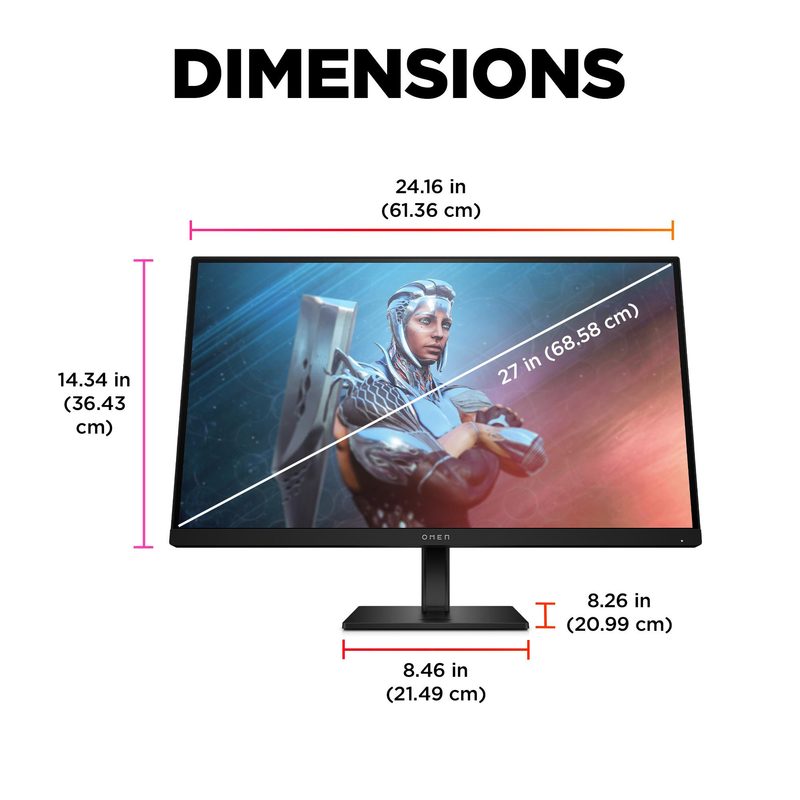 OMEN by HP 27 inch FHD 165Hz Gaming Monitor - OMEN 27